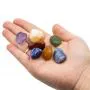 Kit de 7 Pedras dos Chakras - Cristais Selecionados Rolados P - Image 2